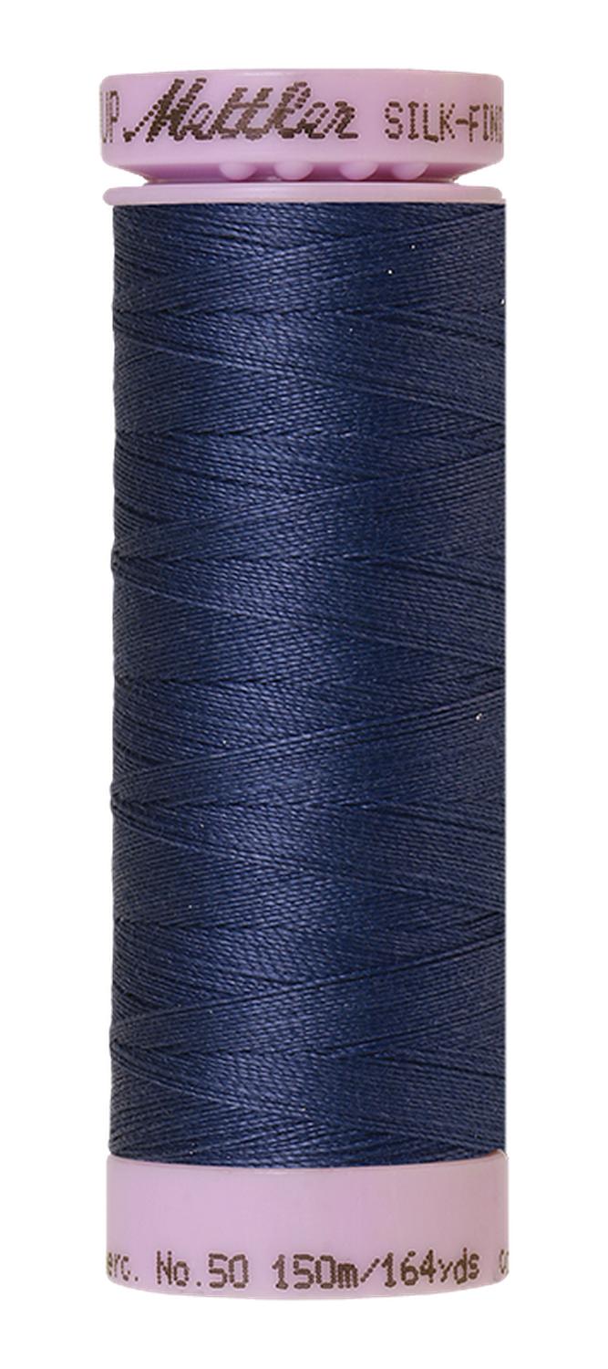 Cotton Thread 150m - blues, greens