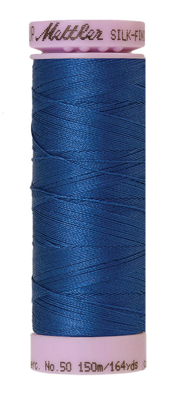 Cotton Thread 150m - blues, greens