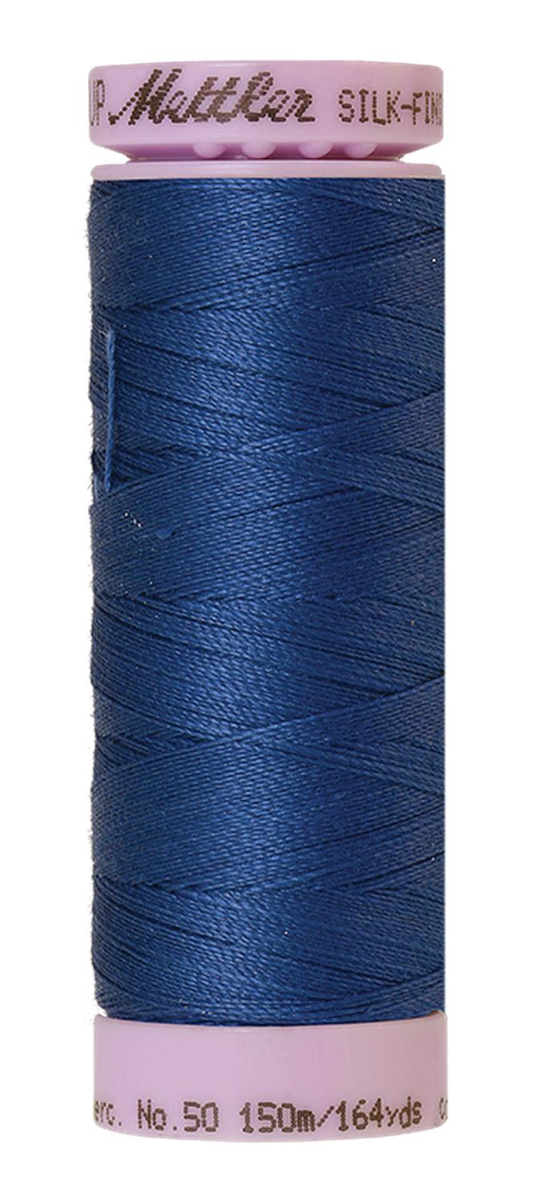 Cotton Thread 150m - blues, greens