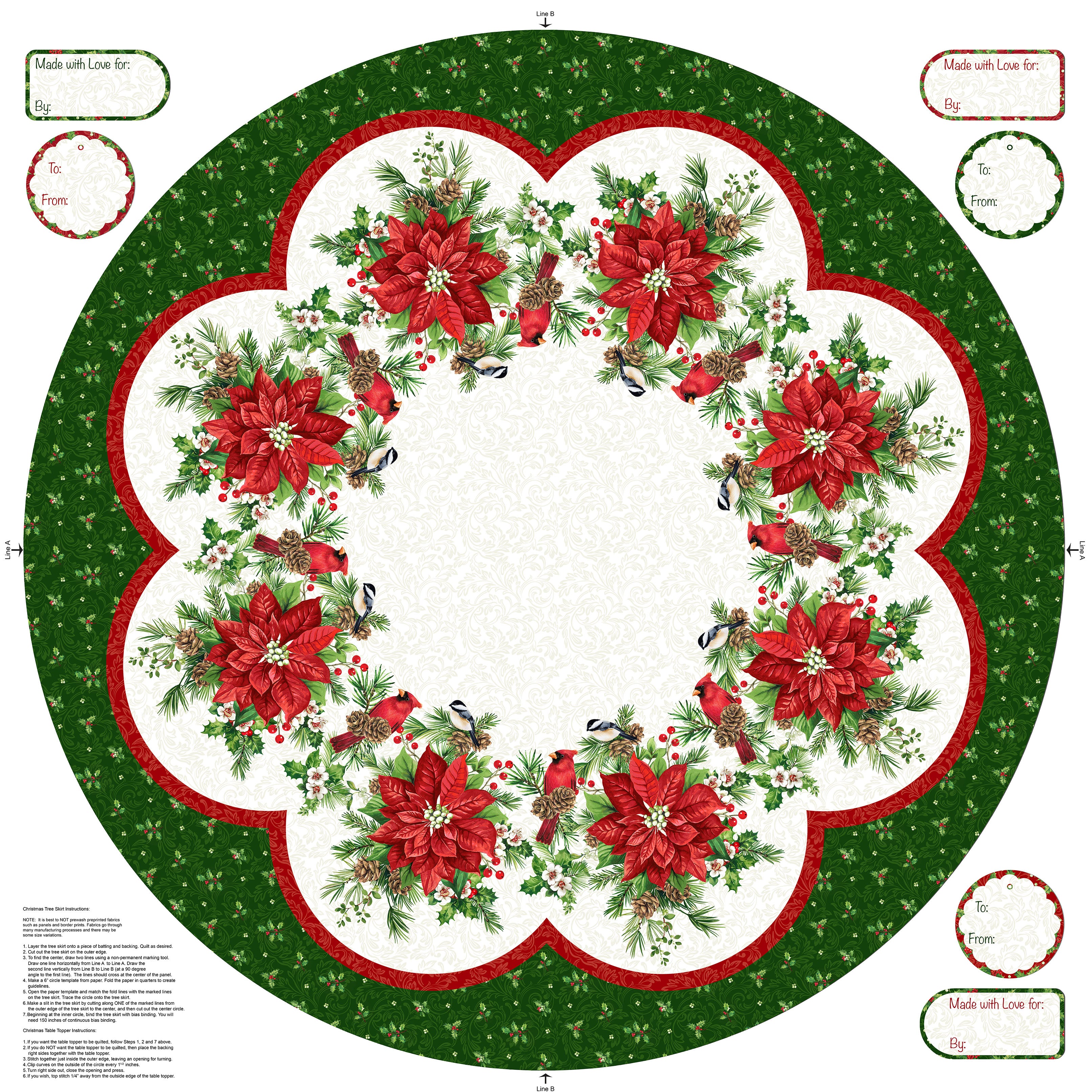 Tree Skirt Kit - Yuletide Traditions