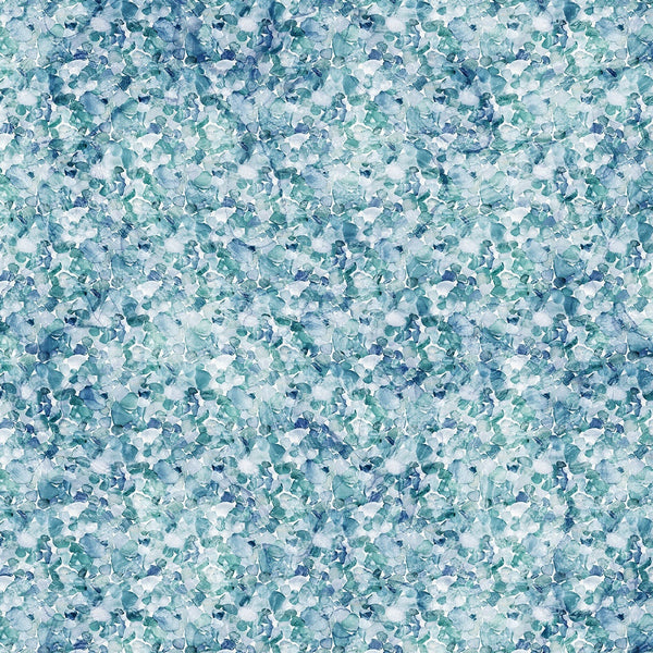 Sea Breeze Seaglass Blue Cotton Fabric