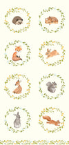 Woodland Babes - Blocks Panel Cotton Fabric