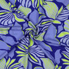 Ecovero Viscose Fabric - Cobalt Flowers