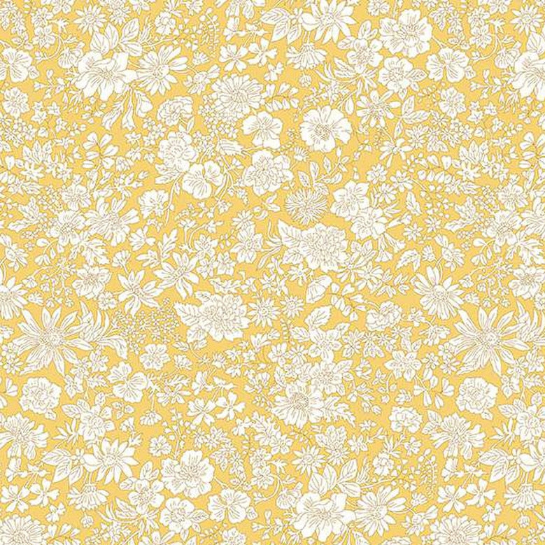 Liberty - Emily Belle Sunshine Yellow - Cotton Fabric