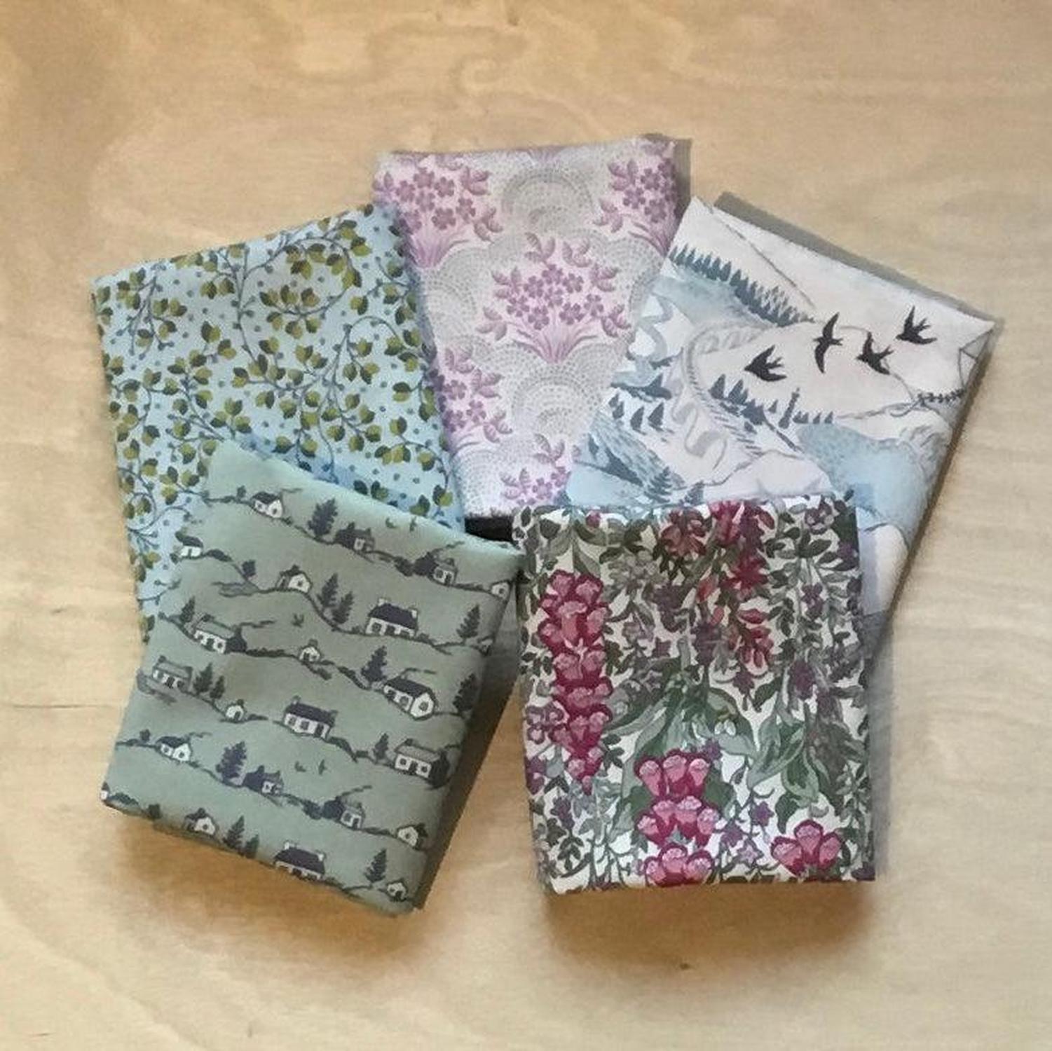 Fat Quarter Bundle - Postcard From The Highlands - Liberty