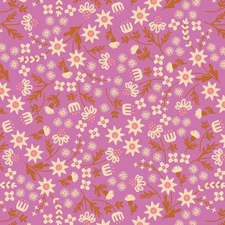 Favourite Flowers by Ruby Star - Heliotrope - Cotton Fabric