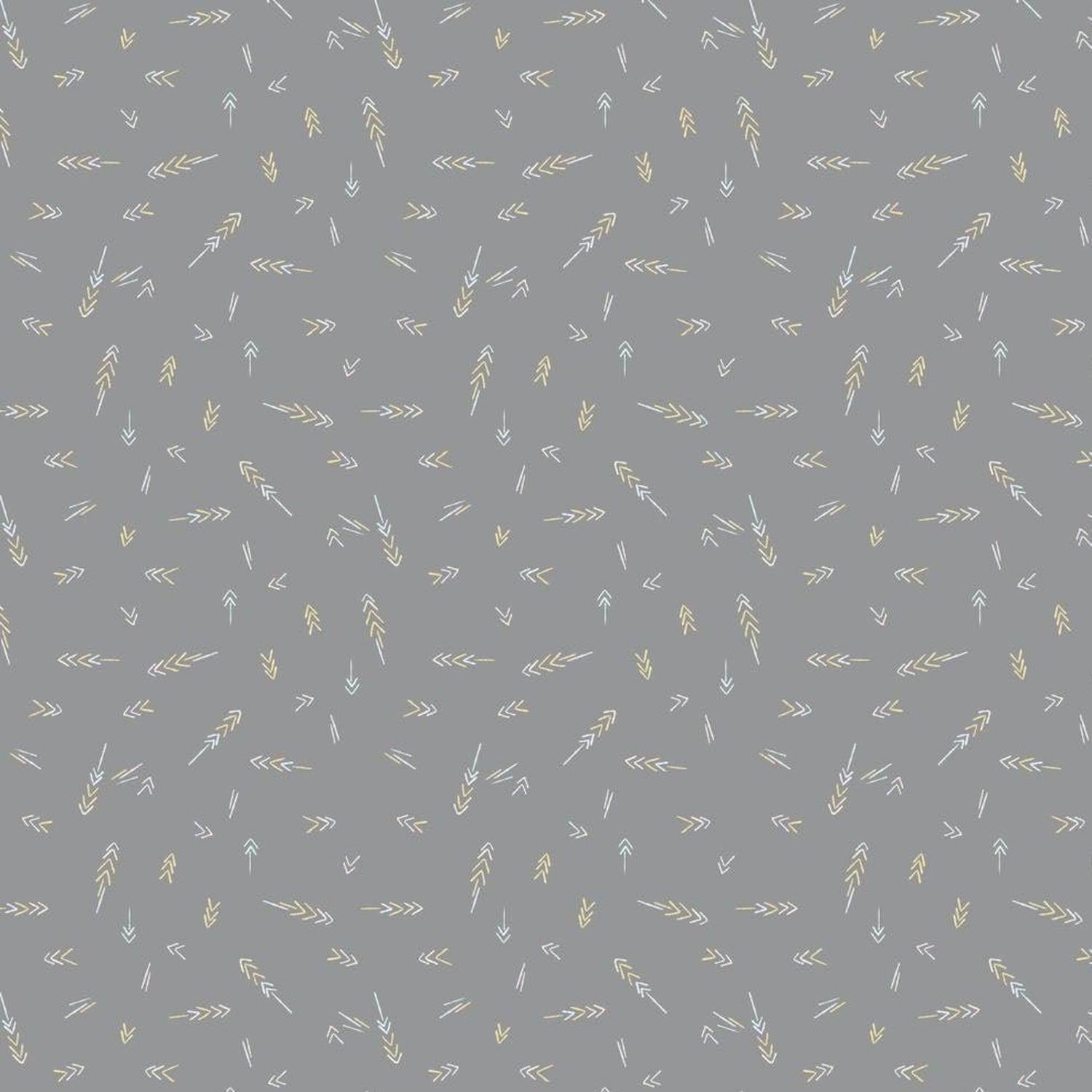 Flannel - Lucky Day - Arrows Grey
