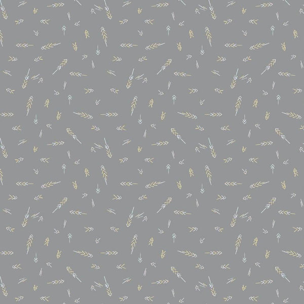 Flannel - Lucky Day - Arrows Grey