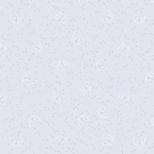 Forever Flutter Hyacinth Cotton Fabric