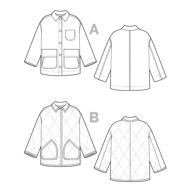 Fowler Barn Coat and Quilted Jacket Pattern