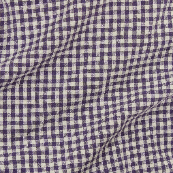Close-up of purple and white checkered fabric