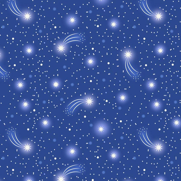 Glow Fairies - Starry Sky - Cotton Fabric