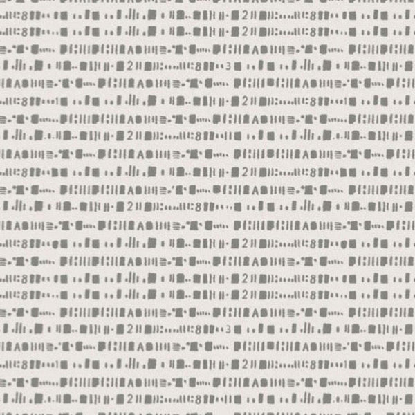 Great Journey Code Eggshell Cotton Fabric