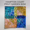Privy Garden Hampton Court Quilt Pattern