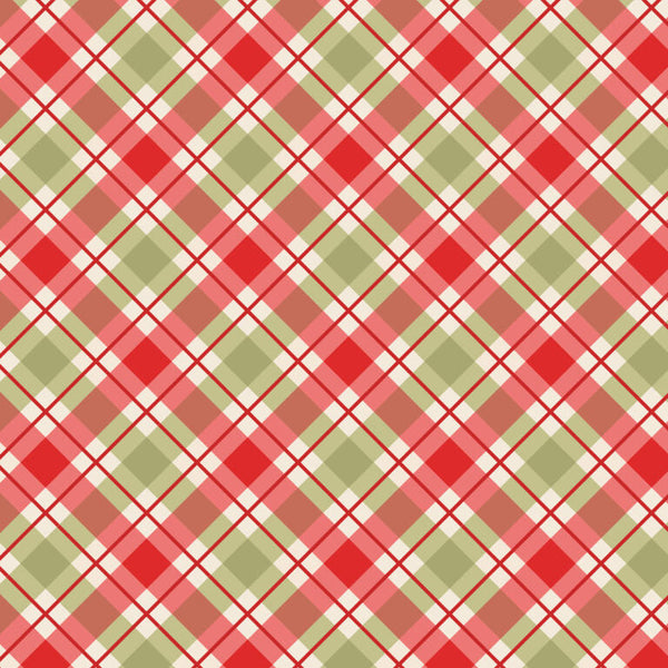 Celtic Christmas - Christmas Check - Cotton Fabric