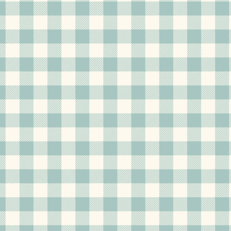 Flannel - Country Comfort - Duck Egg Buffalo Check