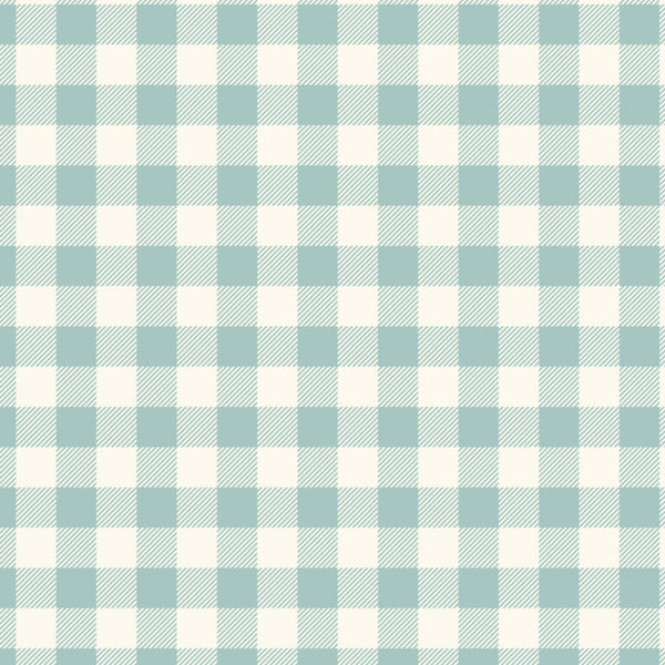 Flannel - Country Comfort - Duck Egg Buffalo Check