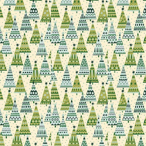 Liberty - Festive Fair Frosty Forest - Cotton Fabric