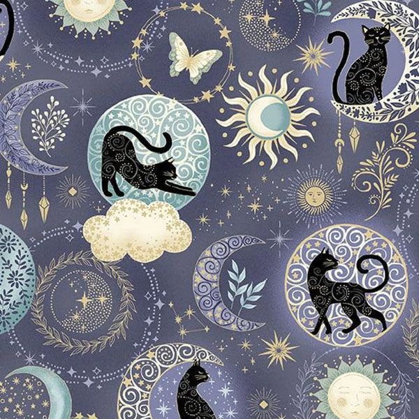 Charmed - Twilight Blue - Cotton Fabric