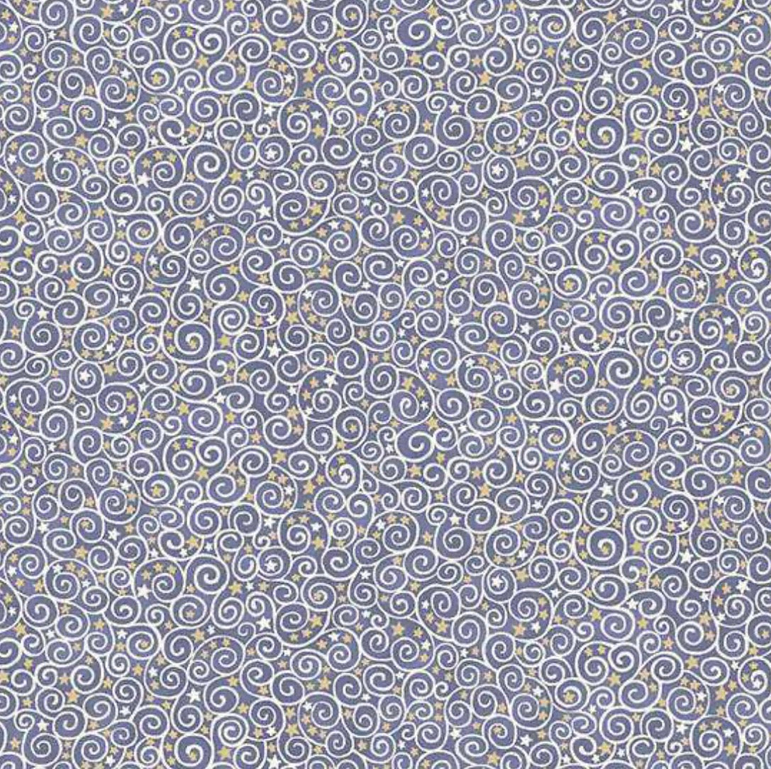 Charmed - Scroll - Cotton Fabric
