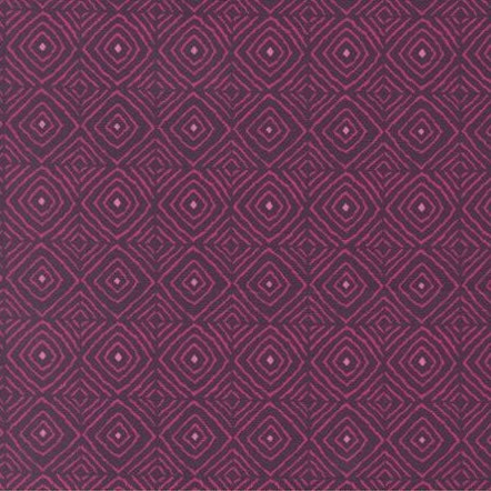 Parlor - Diamonds Plum - Cotton Fabric