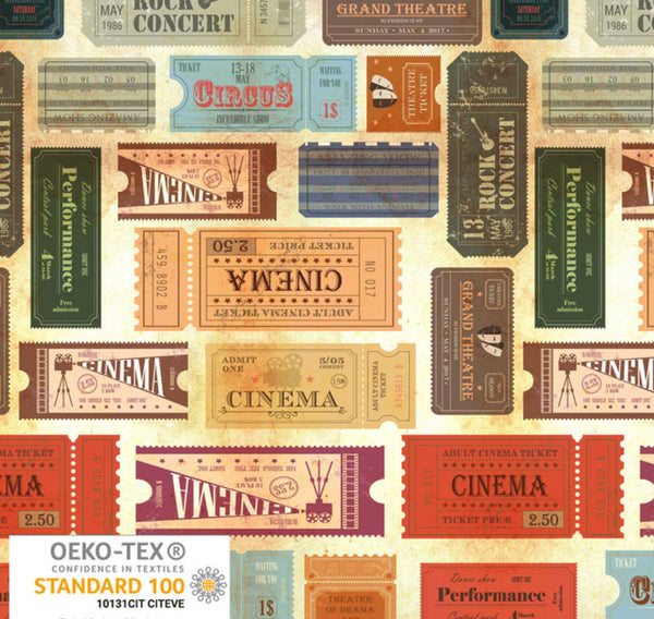 Classically Yours - Tickets - Cotton Fabric