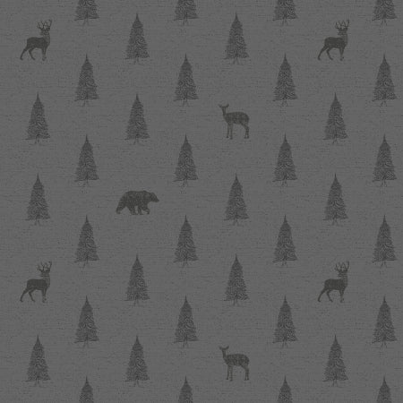 Weekend in the Mountains - Rocky Slope - Cotton Fabric