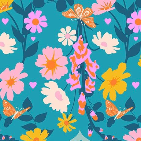 Best Day Ever by Ruby Star - Summer Sky - Cotton Fabric