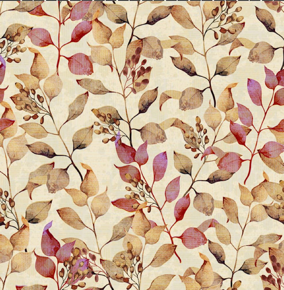 Wistful Blooms - Ferns - Cotton Fabric