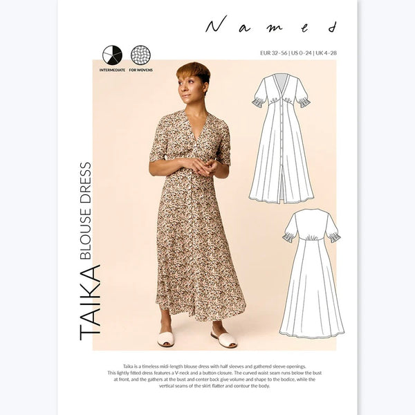 Taika Blouse Dress Pattern