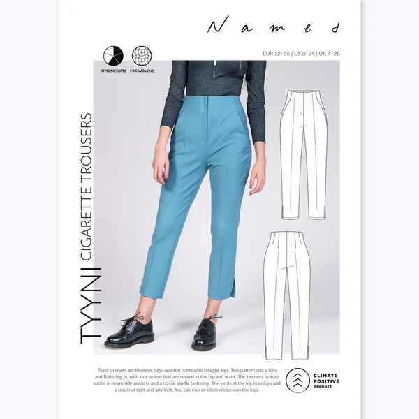 Tyyni Cigarette Trousers Pattern