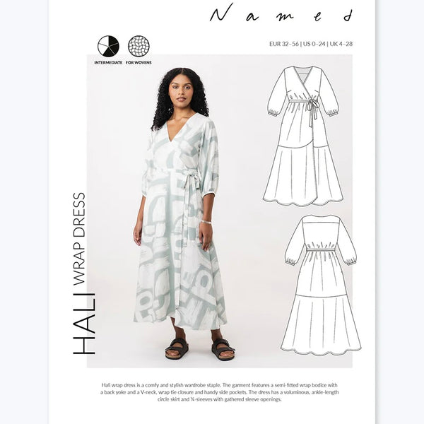 Hali Wrap Dress Pattern