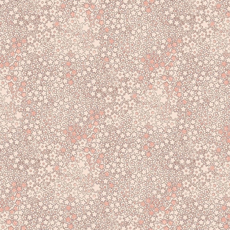 Flourish & Bloom - Flora Dora Blush - Cotton Fabric