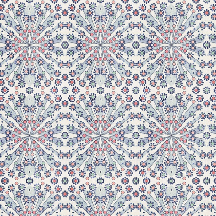 Flourish & Bloom - Bloomful Starburst Glory - Cotton Fabric