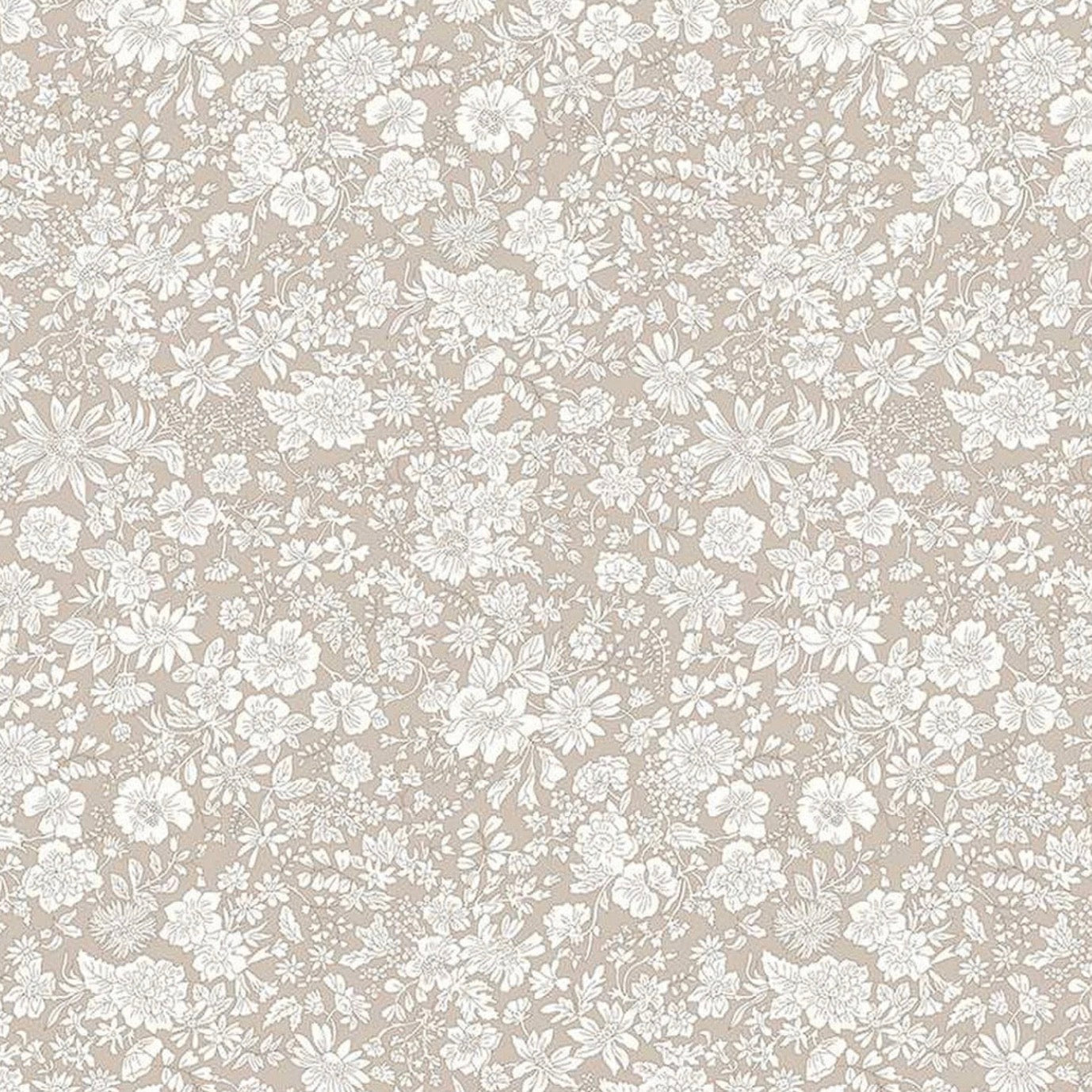 Liberty - Emily Belle Oatmeal - Cotton Fabric