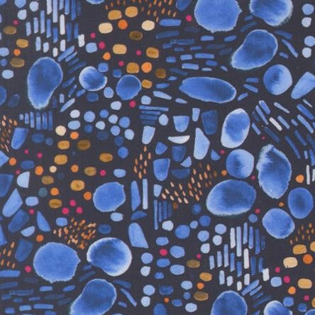 Northern Brights - Night Sky Path - Cotton Fabric