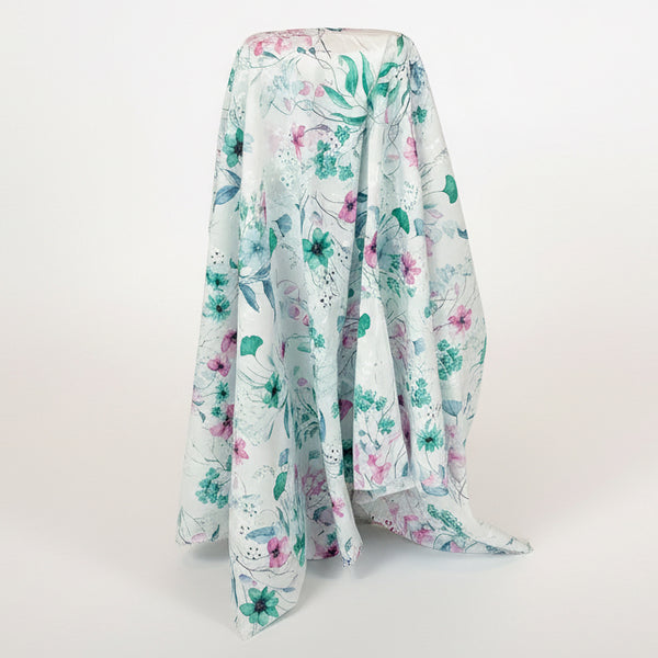 Embroidered Eyelet Cotton - Spring Flowers