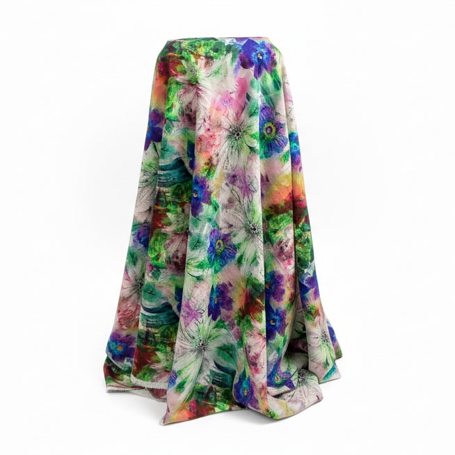 Linen Rayon - Garden Sketches