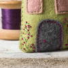 Lavender Houses  Felt Craft Embroidery Kit