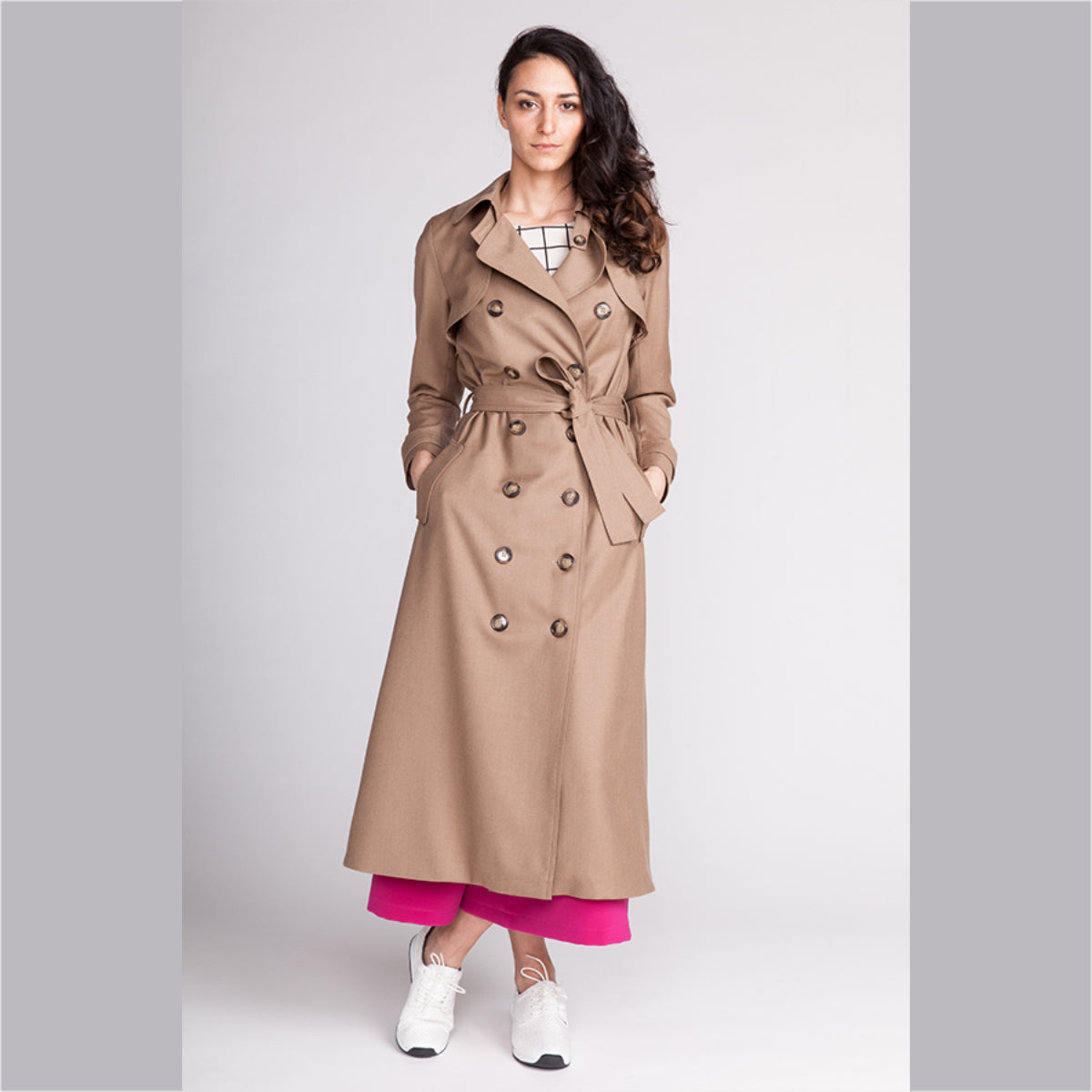 Isla Trench Coat Pattern