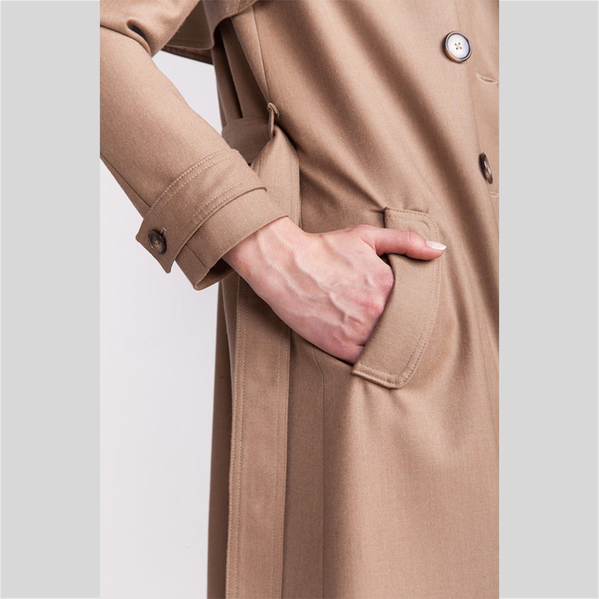 Isla Trench Coat Pattern