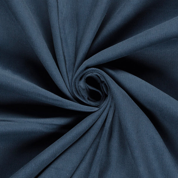 Fine Cotton Needlecord 21 Wale - Indigo