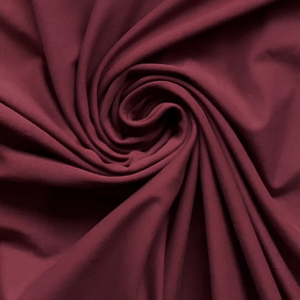 Jersey Fabric - Cotton - Wine Red