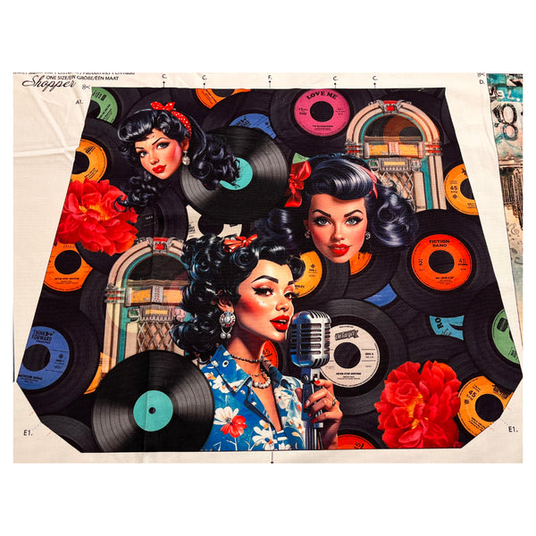 Canvas Bag Kit - Jukebox Pin-Up
