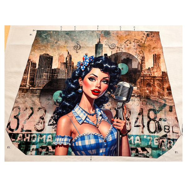 Canvas Bag Kit - Jukebox Pin-Up