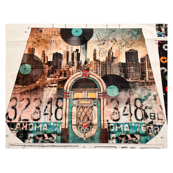 Canvas Bag Kit - Jukebox Pin-Up