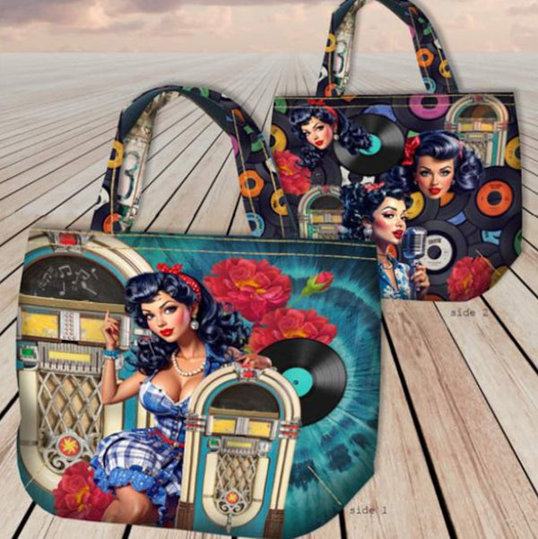 Canvas Bag Kit - Jukebox Pin-Up