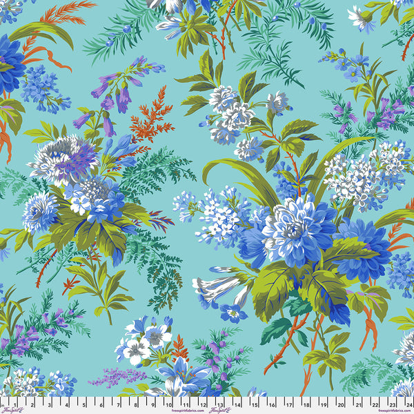Kaffe Fassett Collective - Jardin Blue - Cotton Fabric