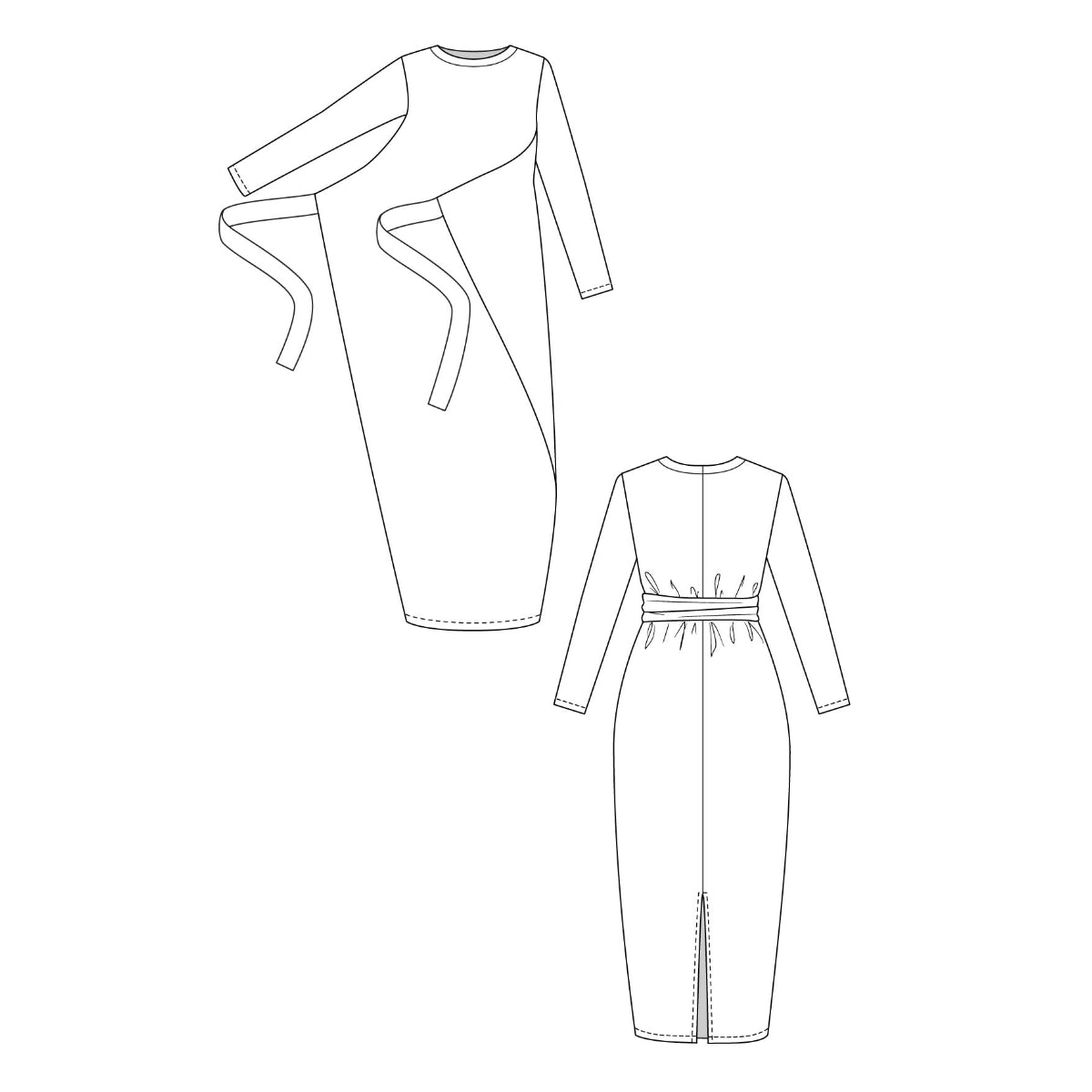 Kielo Wrap Dress and Jumpsuit Pattern