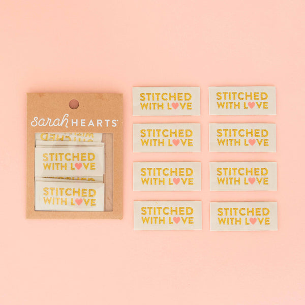 Labels - Stitched With Love Gold
